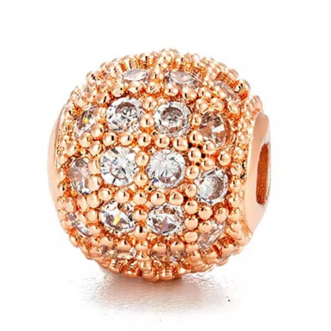 Bola de Fuego Rosado Plateado